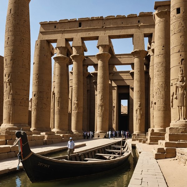 Comment organiser une visite des temples antiques de Louxor, Égypte en bateau ?